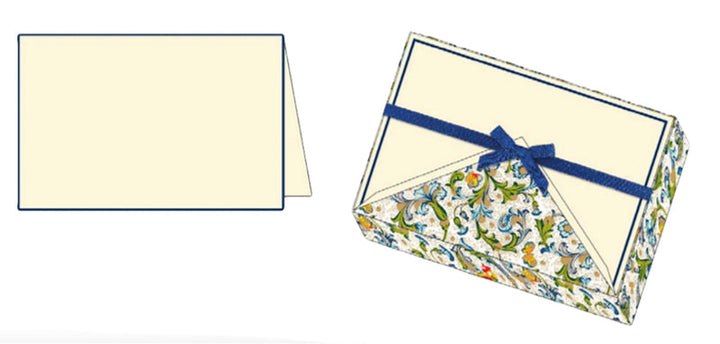 Bird Florentine Note Cards | Rossi 1931 Italian Stationery-LetterSeals.com