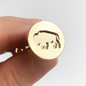 Bison Wax Seal Stamp- Made in USA- LetterSeals.com
