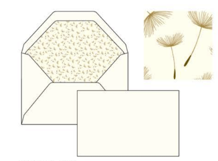 Blowing Seeds | Foil Stamped Note Cards | Rossi 1931 Italian Stationery-LetterSeals.com