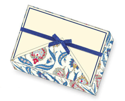 Blue Arabesque Italian stationery Rossi 1931 letterseals.com
