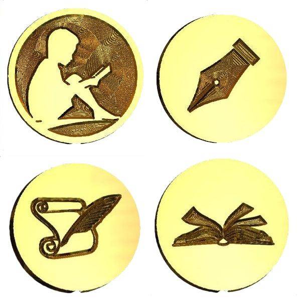 Books, Reading & Writing Wax Seal Stamps- Made in USA- LetterSeals.com