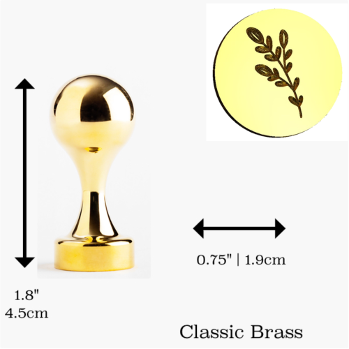 Botanical 2 Wax Seal Stamp- Made in USA- LetterSeals.com
