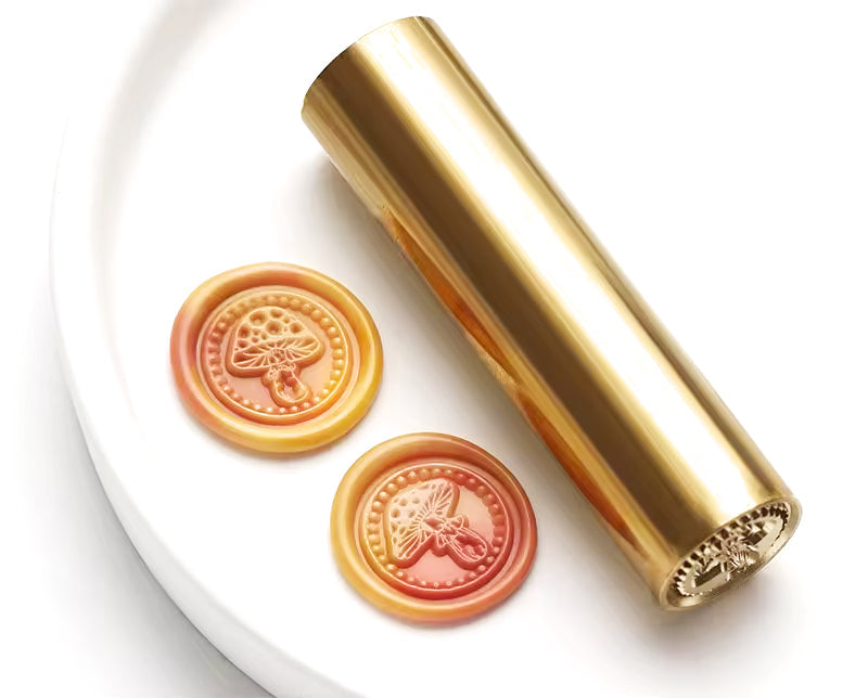 Brass Double Design Wax Seal Stamp-LetterSeals.com