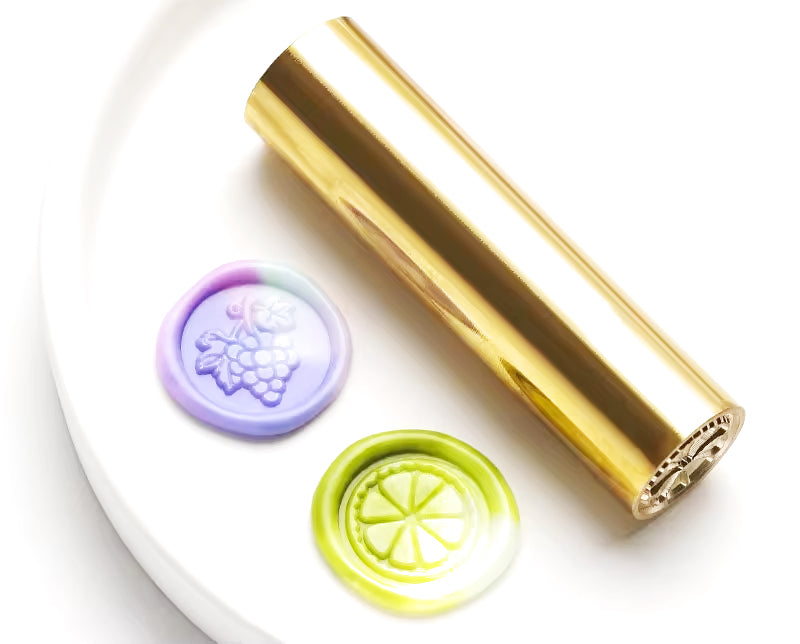 Brass Double Design Wax Seal Stamp-LetterSeals.com