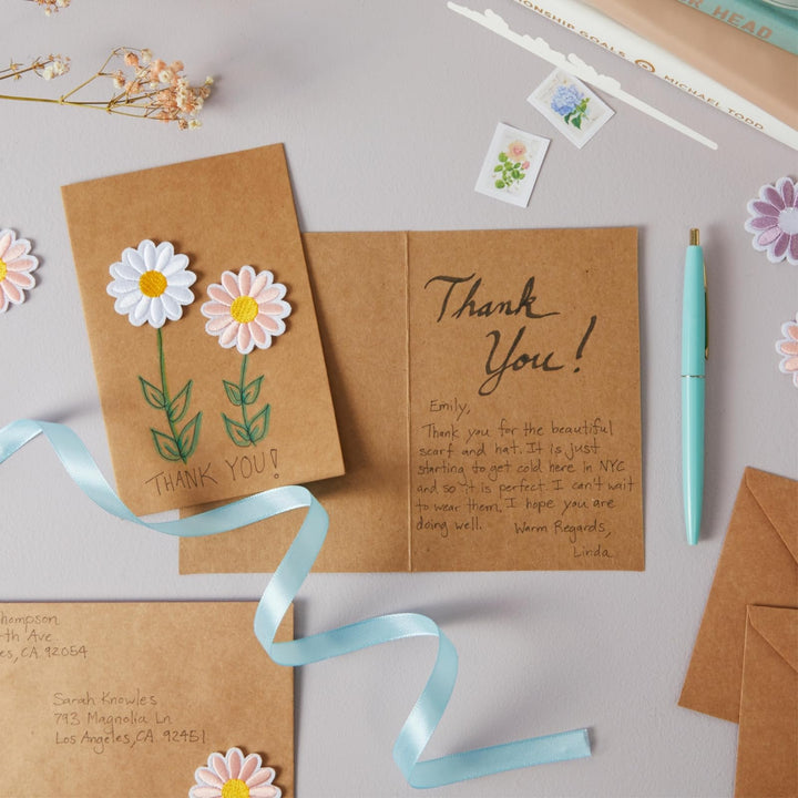 Brown Folded Cards with Envelopes 4x6-LetterSeals.com