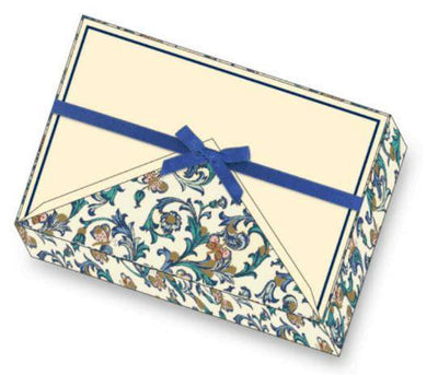 Butterfly Classic Florentine Pattern | Rossi 1931 Italian Stationery-LetterSeals.com