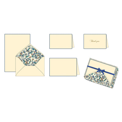 Butterfly Classic Florentine Pattern | Rossi 1931 Italian Stationery-LetterSeals.com