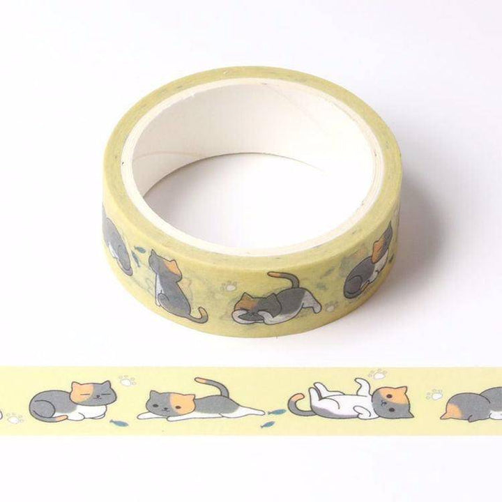 Calico Kitty Washi Tape-LetterSeals.com