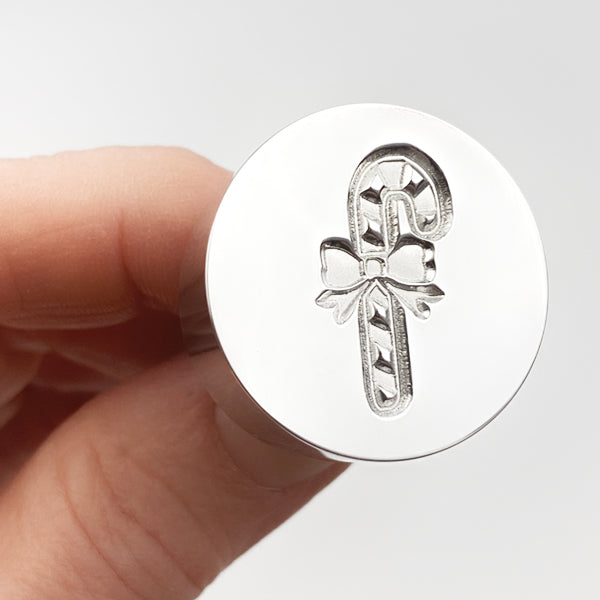 Candy Cane Wax Seal Stamp- Made in USA- LetterSeals.com