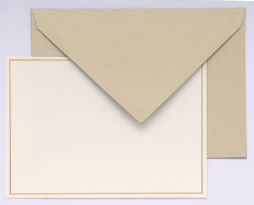 Bordered 10 Card Correspondence Sets | G. Lalo French Stationery-LetterSeals.com