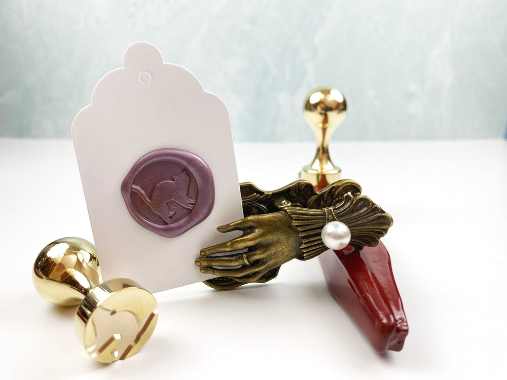 Cat 2 Wax Seal Stamp- Made in USA- LetterSeals.com