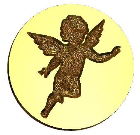 Cherub Wax Seal Stamp- Made in USA- LetterSeals.com