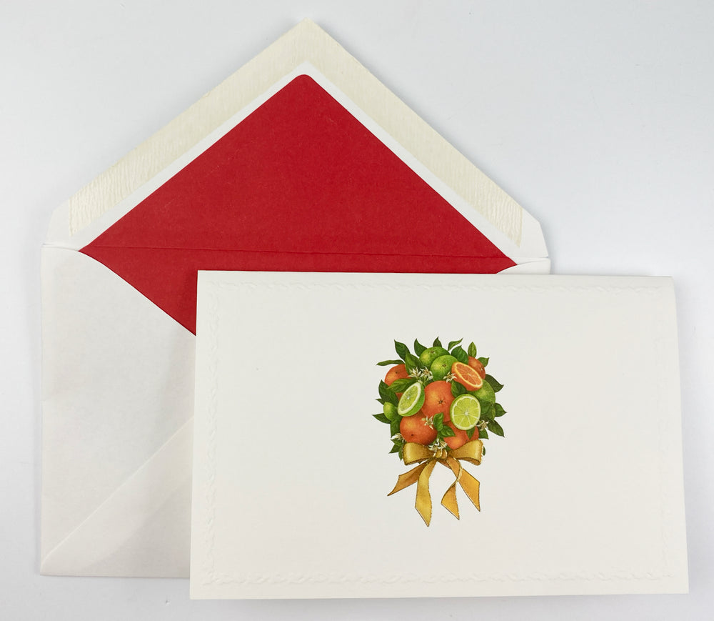 Citrus Motif Notecards | Rossi 1931 Italian Stationery-LetterSeals.com