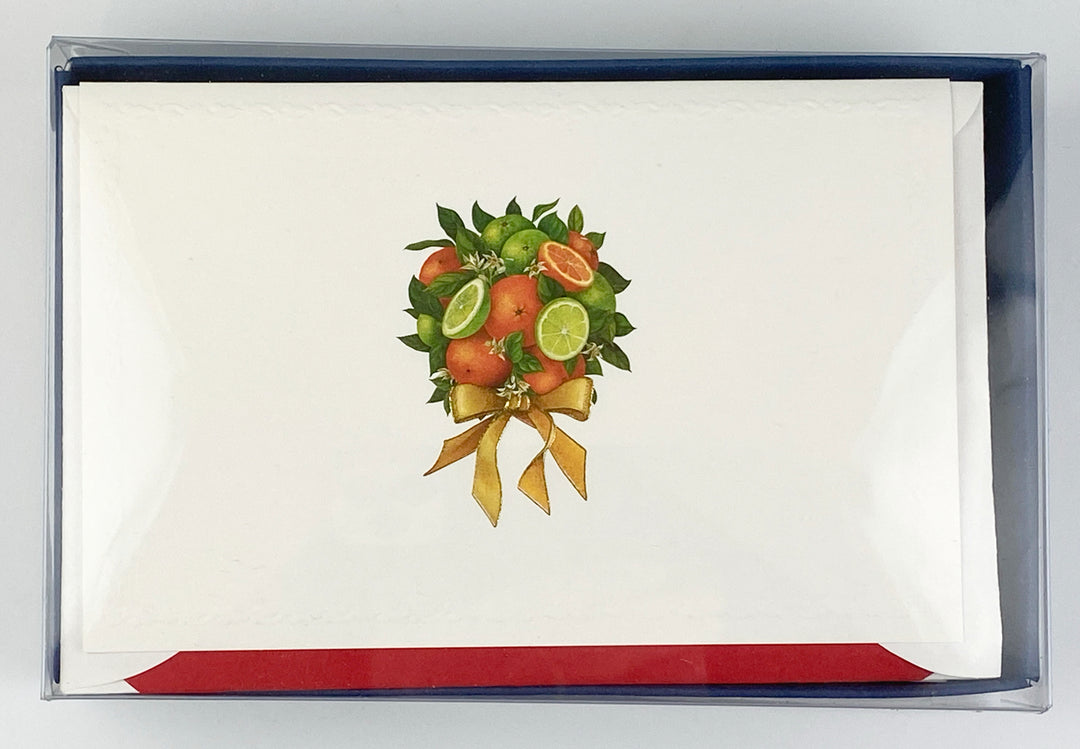 Citrus Motif Notecards | Rossi 1931 Italian Stationery-LetterSeals.com