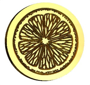 Citrus Slice Wax Seal Stamp- Made in USA- LetterSeals.com