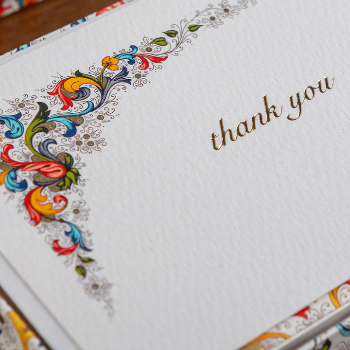 Classic Florentine Pattern | Rossi 1931 Italian Stationery-LetterSeals.com