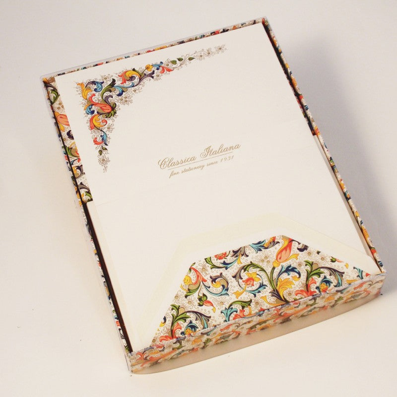 Classic Florentine Writing Paper-LetterSeals.com