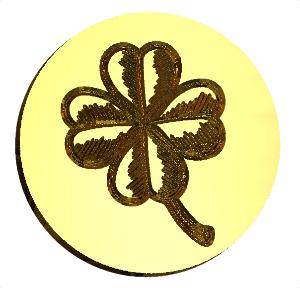 Clover | Shamrock Wax Seal Stamp- Made in USA- LetterSeals.com