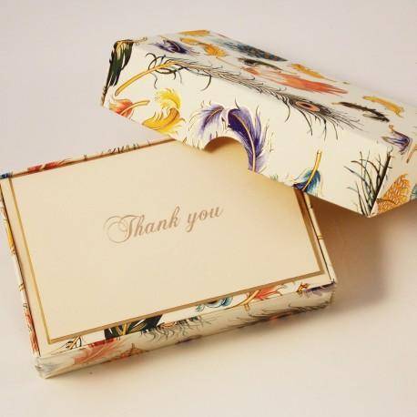 Feathers Pattern | Rossi 1931 Italian Stationery-LetterSeals.com