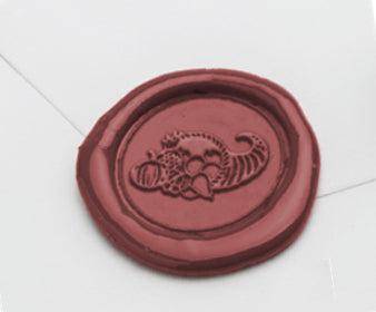 Cornucopia Wax Seal Stamp- Made in USA- LetterSeals.com