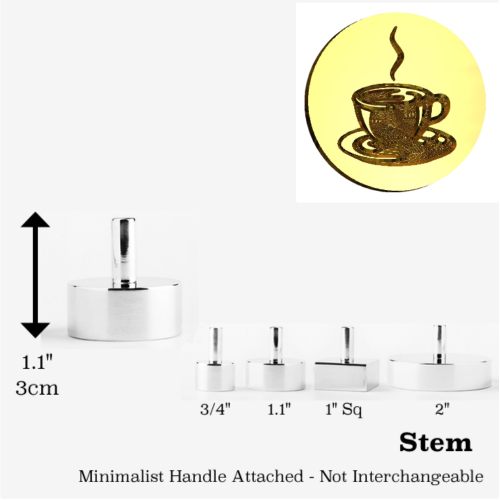Cozy: Knitting, Sewing, Coffee & Tea Design Wax Seal Stamps- Made in USA- LetterSeals.com