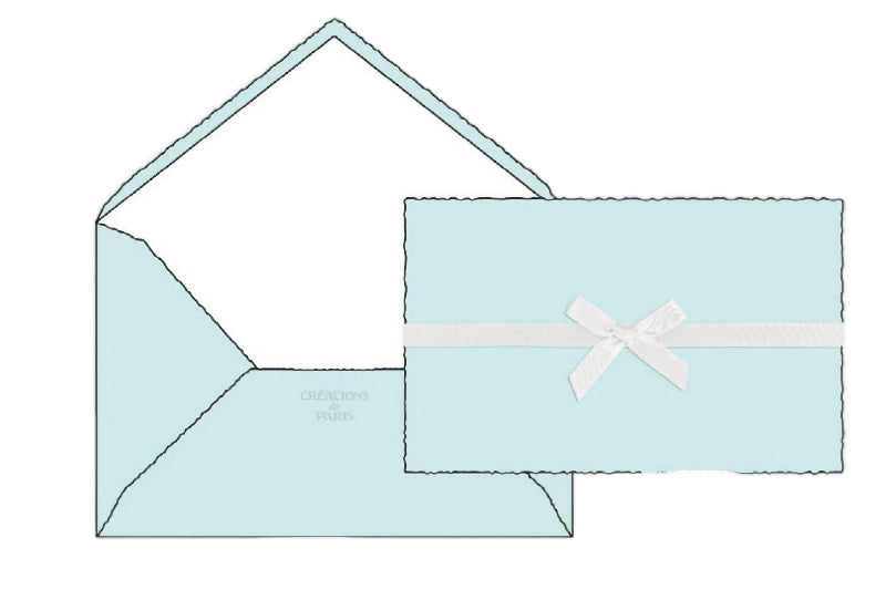Création de Paris Boxed Deckled Flat Note Cards | 13 Colors | Rossi 1931 Italian Stationery-LetterSeals.com