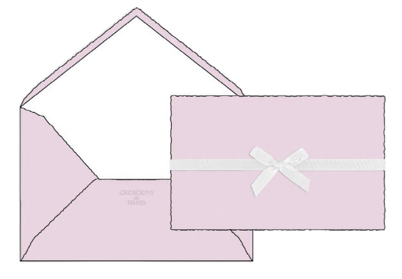 Création de Paris Boxed Deckled Flat Note Cards | 13 Colors | Rossi 1931 Italian Stationery-LetterSeals.com