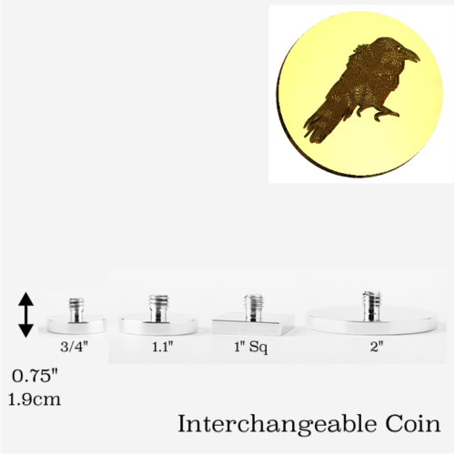 Crow / Raven Chick Wax Seal Stamp- Made in USA- LetterSeals.com