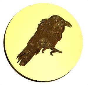 Crow / Raven Chick Wax Seal Stamp- Made in USA- LetterSeals.com