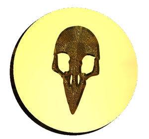 Crow, Raven, Rook Skull #2 Wax Seal Stamp – LetterSeals.com