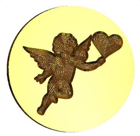 Cupid Wax Seal Stamp- Made in USA- LetterSeals.com