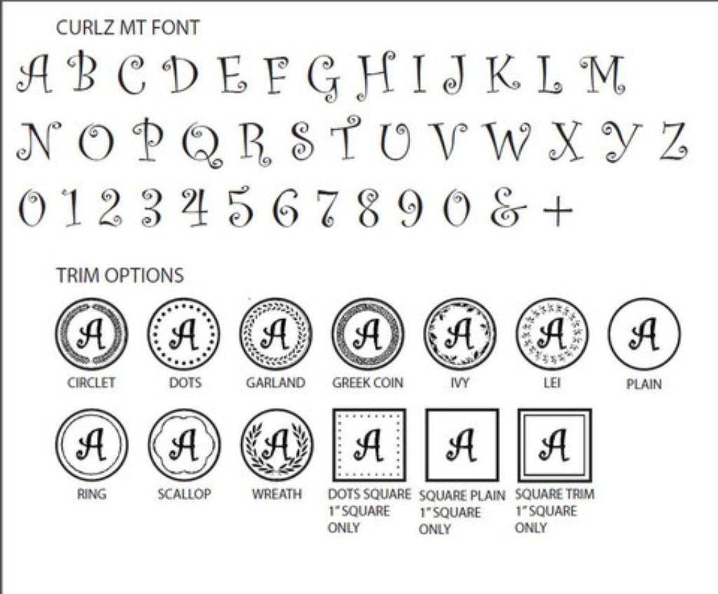 Initial Curlz MT wax seal stamp – LetterSeals.com