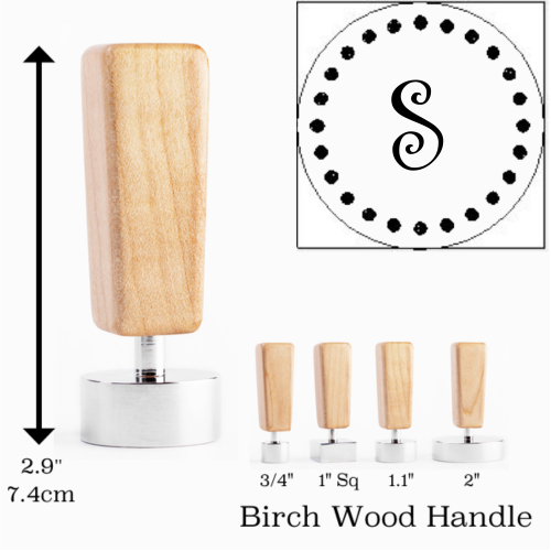 Curlz MT Initial Wax Seal Stamp- Made in USA- LetterSeals.com