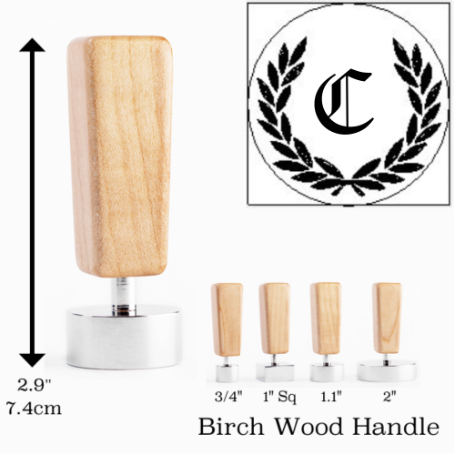 Custom Font Initial Wax Seal Stamp- Made in USA- LetterSeals.com