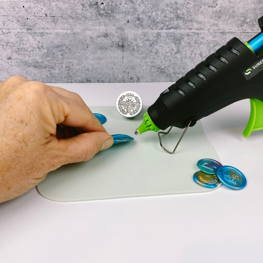 Gray White Sealing Wax Mini Glue Gun Sealing Wax Clear Glue for