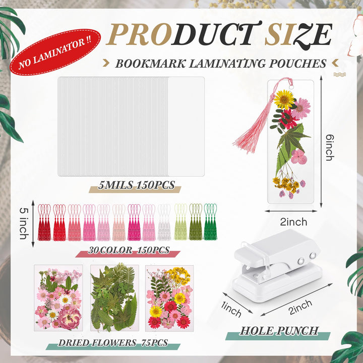 Dried Flower Bookmark Making Kit-LetterSeals.com