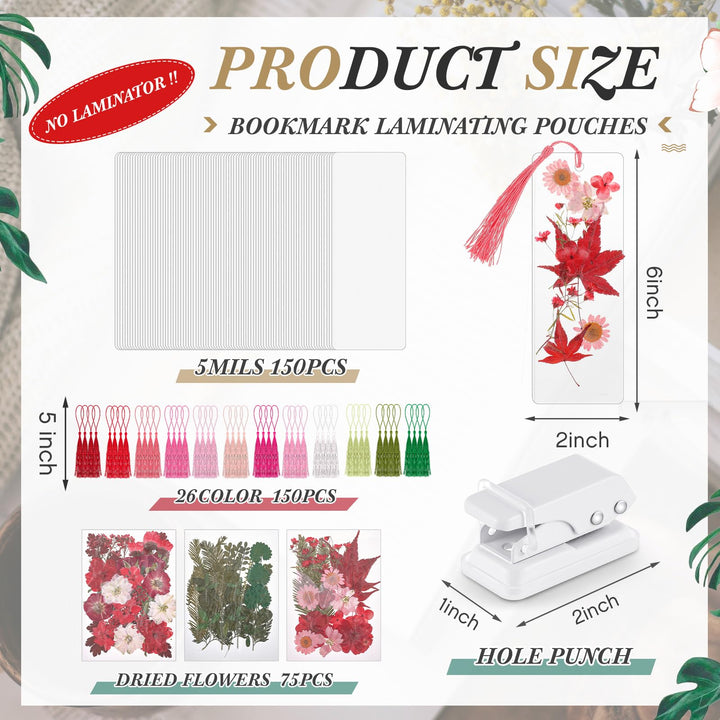 Dried Flower Bookmark Making Kit-LetterSeals.com
