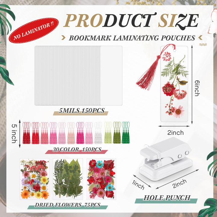 Dried Flower Bookmark Making Kit-LetterSeals.com