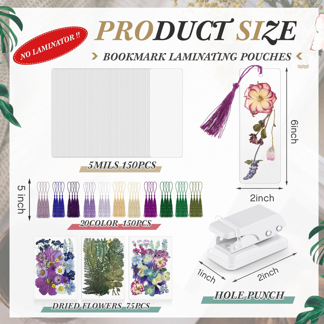 Dried Flower Bookmark Making Kit-LetterSeals.com