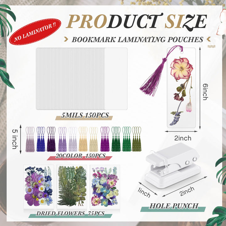 Dried Flower Bookmark Making Kit-LetterSeals.com