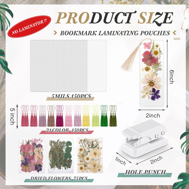 Dried Flower Bookmark Making Kit-LetterSeals.com