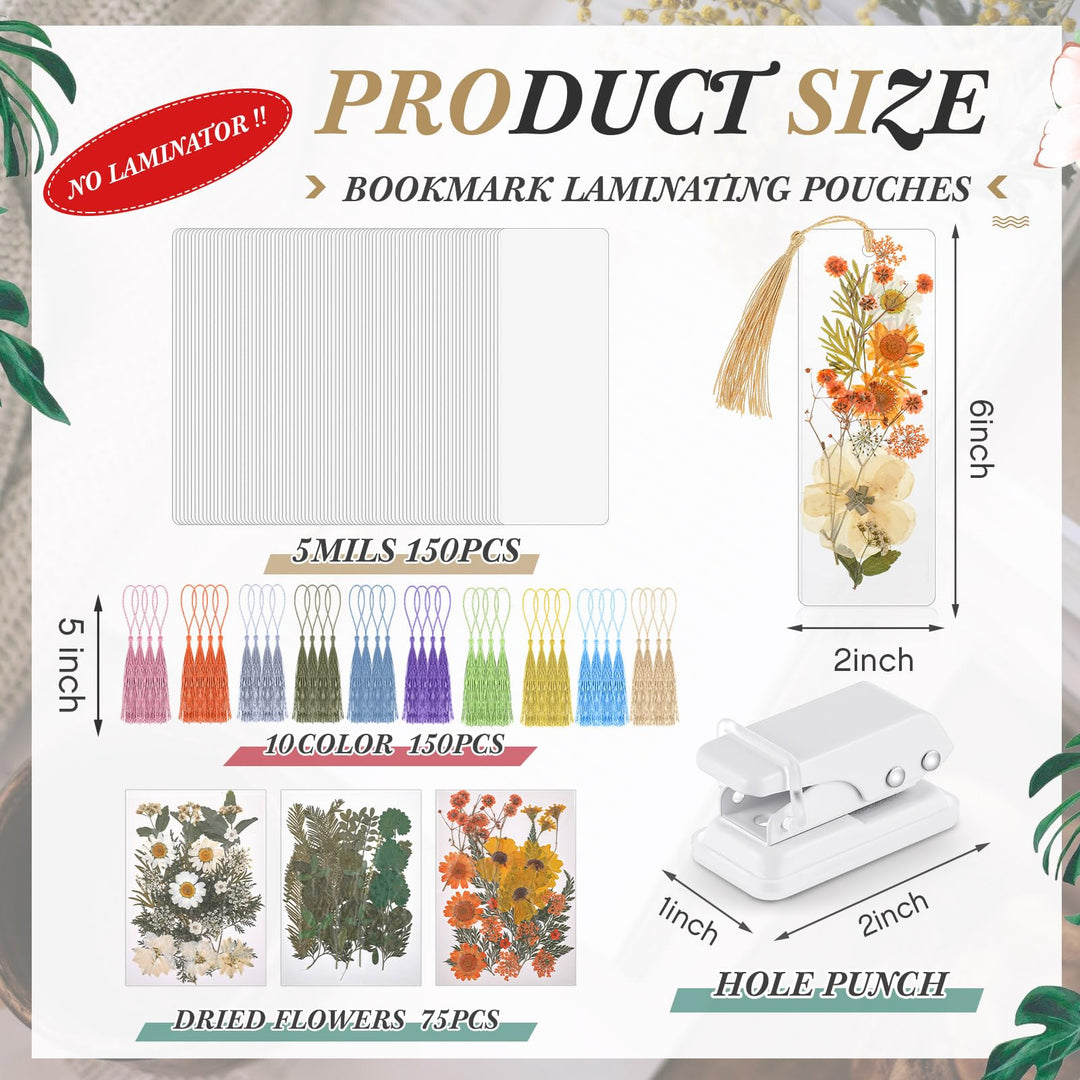 Dried Flower Bookmark Making Kit-LetterSeals.com