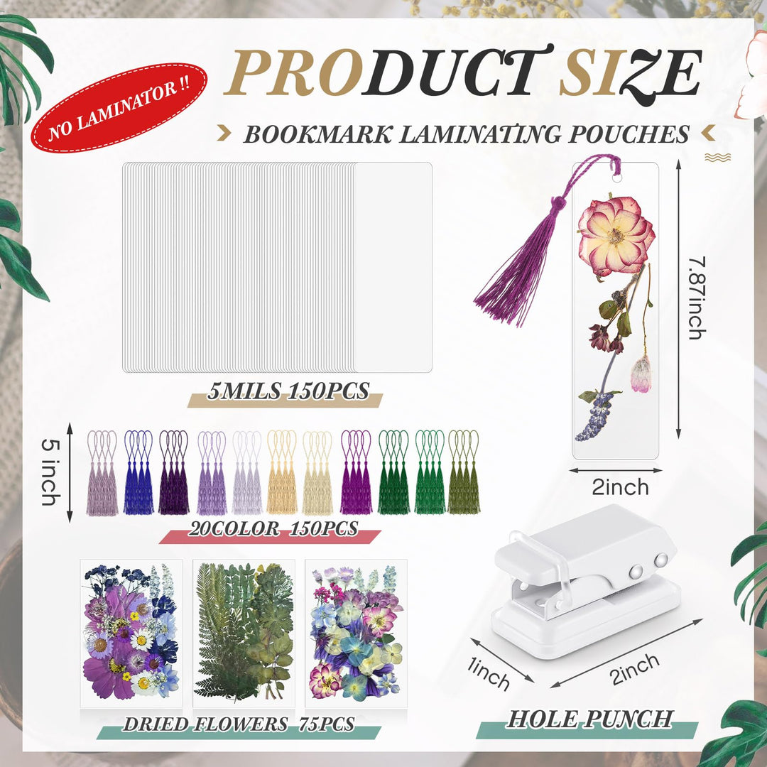 Dried Flower Bookmark Making Kit-LetterSeals.com