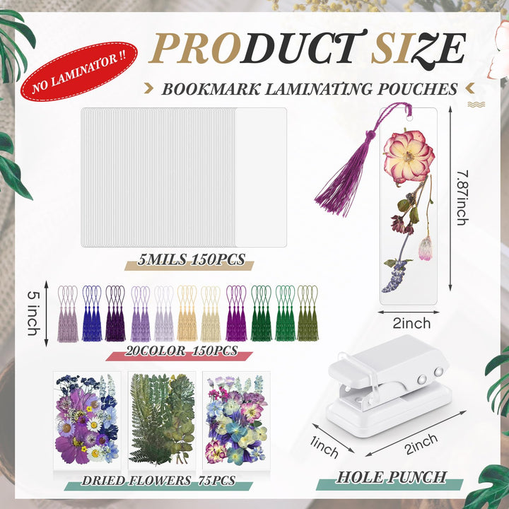 Dried Flower Bookmark Making Kit-LetterSeals.com