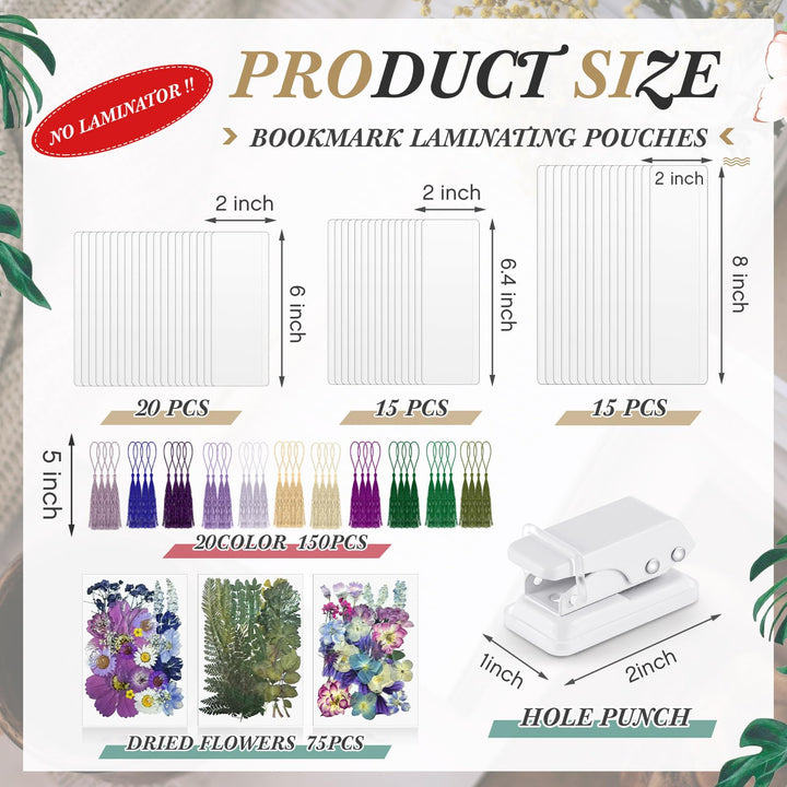 Dried Flower Bookmark Making Kit-LetterSeals.com