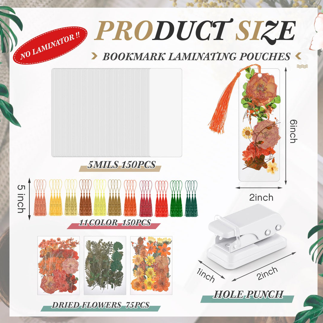 Dried Flower Bookmark Making Kit-LetterSeals.com