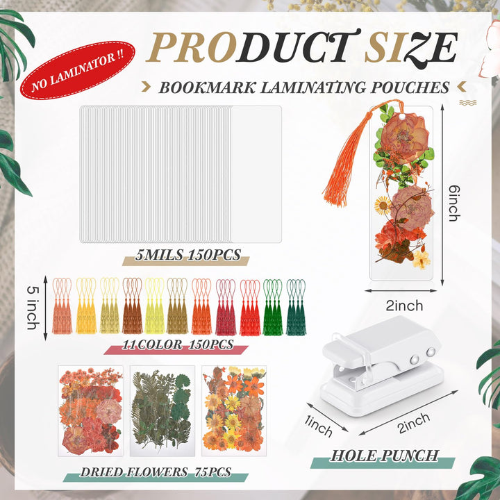 Dried Flower Bookmark Making Kit-LetterSeals.com