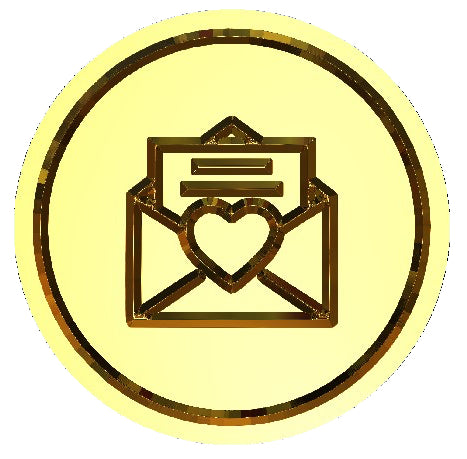 Envelope 2 Wax Seal Stamp- Made in USA- LetterSeals.com