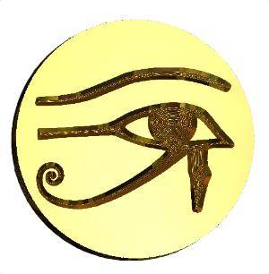 Eye of Horus Design Wax Seal Stamp- Made in USA- LetterSeals.com