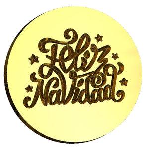 Feliz Navidad #1 Wax Seal Stamp- Made in USA- LetterSeals.com